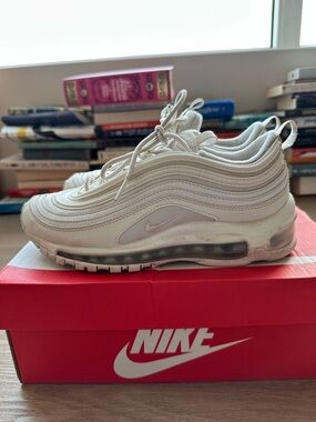 Nike White/Off-White Air Max 97 Sneakers